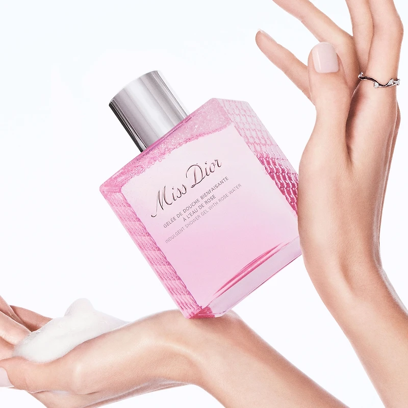Miss Dior Shower Gel with Rose Water Indulgent Foaming Shower Gel