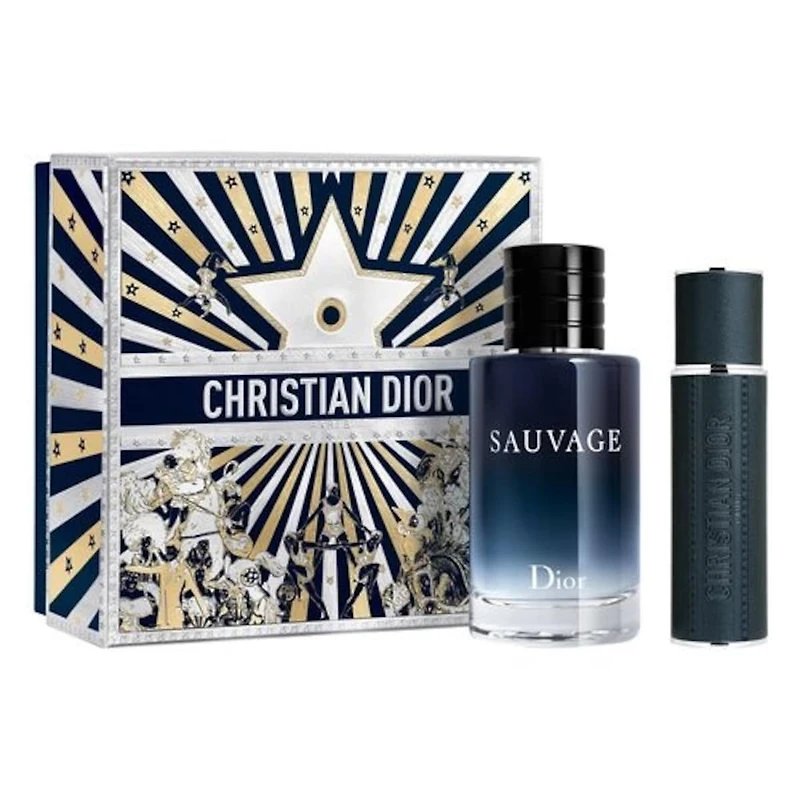 Coffret Eau de toilette et vaporisateur de voyage Sauvage