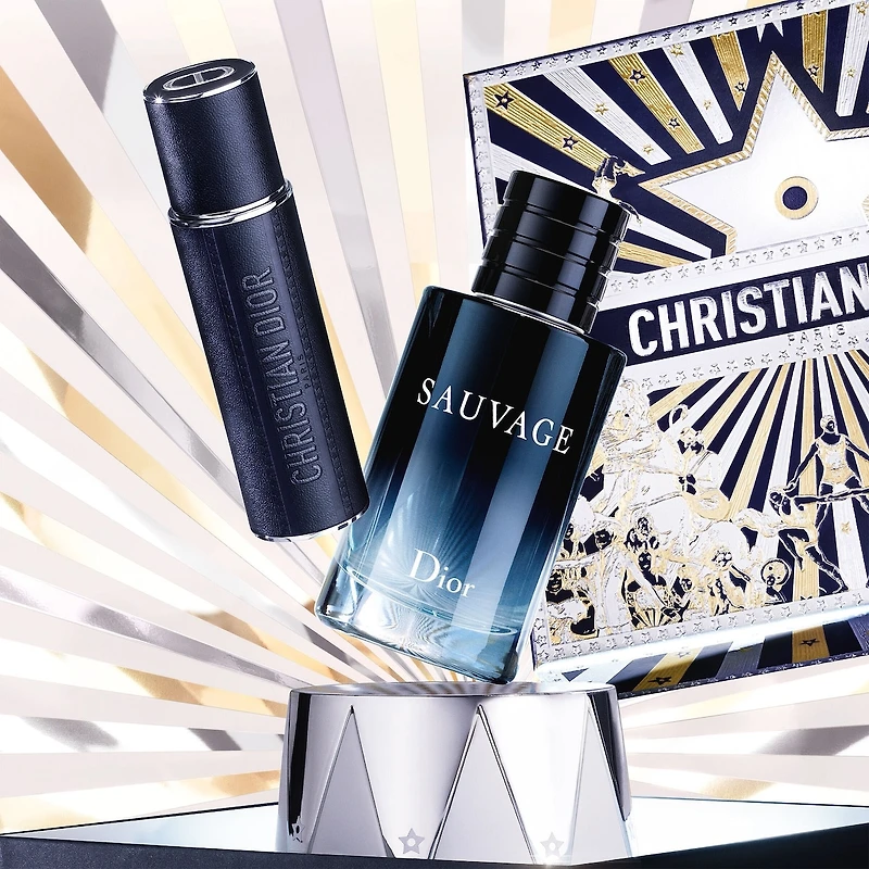 Coffret Eau de toilette et vaporisateur de voyage Sauvage