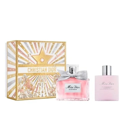 Coffret cadeau des fêtes Miss Dior Eau de parfum et Lait pour le corps