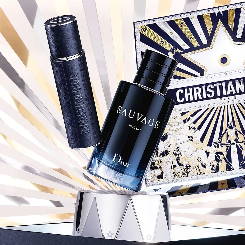 Coffret cadeau Parfum et vaporisateur de voyage Sauvage - Édition limitée