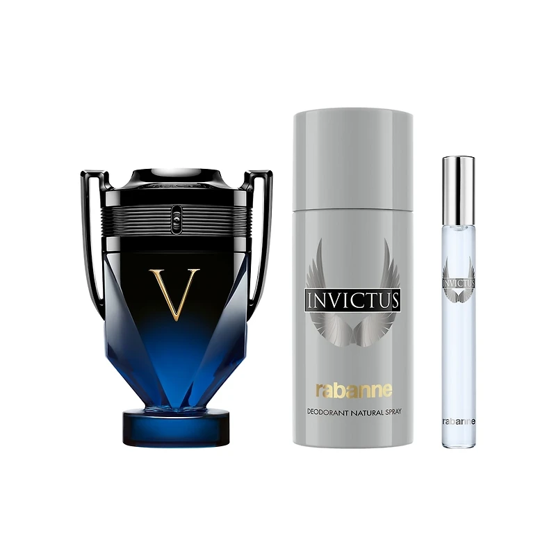 Coffret 3 pièces Invictus Victory Elixir Parfum