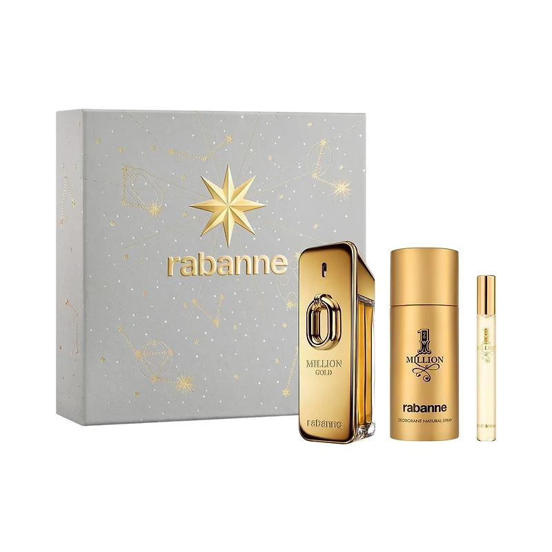 Coffret 3 pièces Million Gold eau de parfum intense