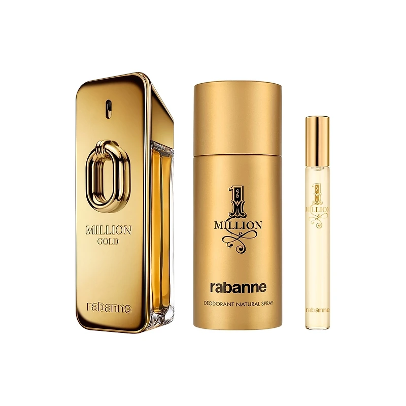 Coffret 3 pièces Million Gold eau de parfum intense