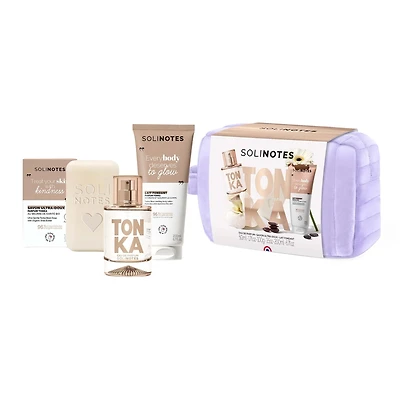 Trousse Beaute Solinotes Tonka Eau de Parfum 50ml + Savon Solide 100g + Lait Corps 200ml
