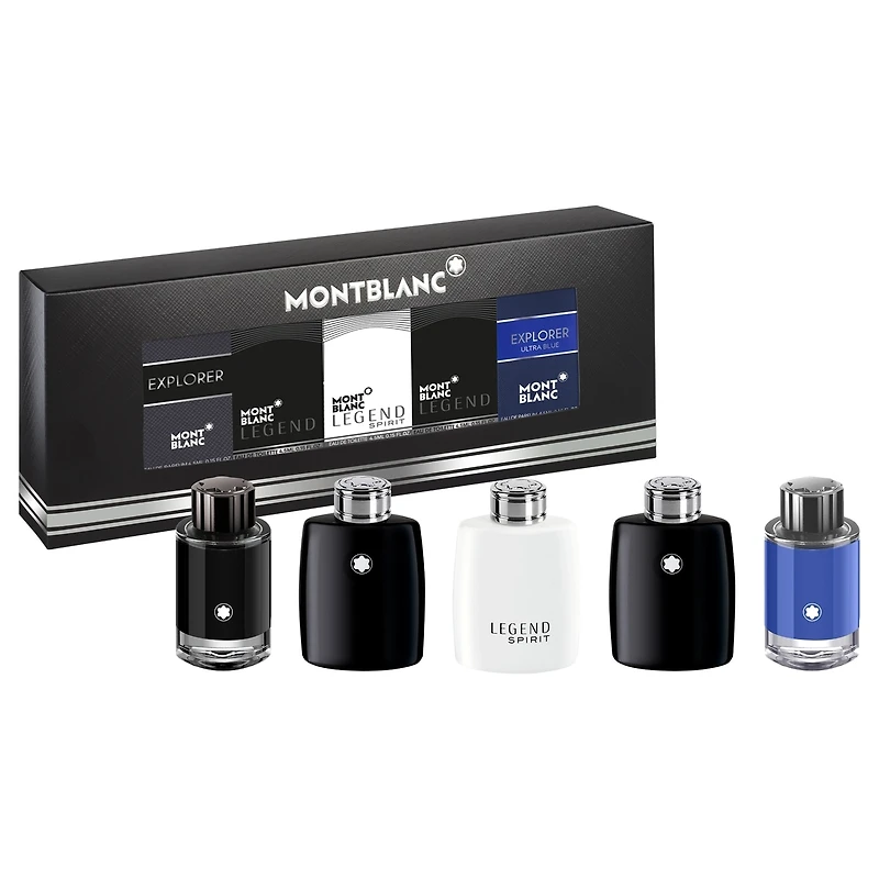 Montblanc Men's Miniature 5x4.5ml fragrance coffret