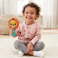 Hochet miroir lumi lion - Version française