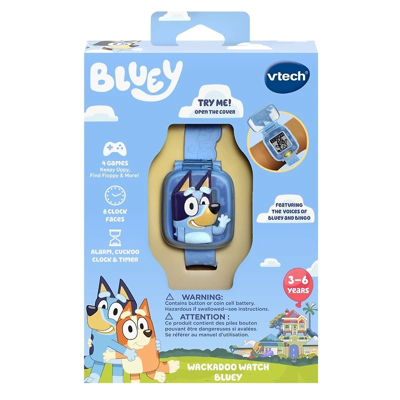 VTech Bluey- La montre-jeu interactive de Bluey