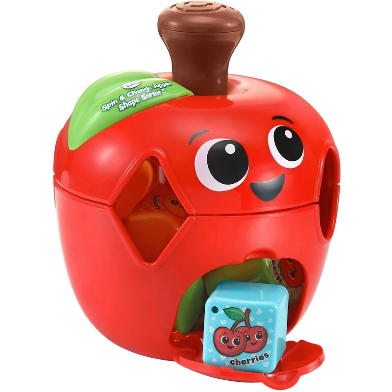 Spin & Change Apple Shape Sorter - English Version