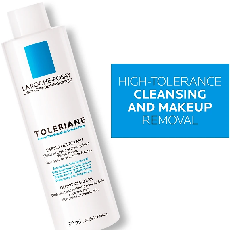 Toleriane Dermo-Cleanser Gentle No-Rinse Facial Cleanser And Makeup Remover
