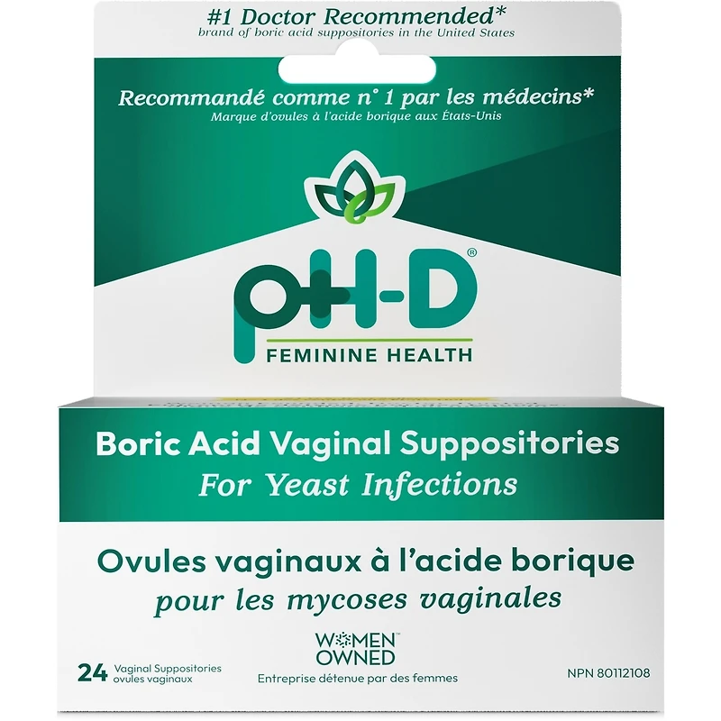 Ovules vaginaux à l’acide borique