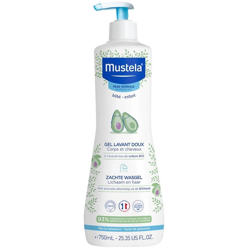 Gel Lavant Doux Bébé à l'avocat BIO