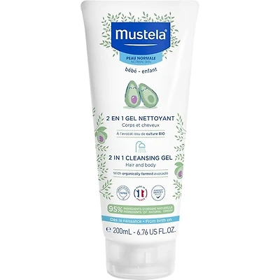 Gel Nettoyant 2 en 1 Bébé à l'avocat BIO