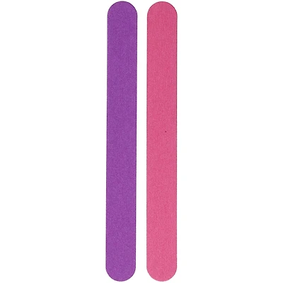 6 Limes manucure bois mauves 12 cm + 6 rose offertes