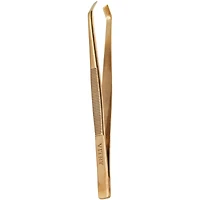 Pince à épiler « prestige » inox dorée