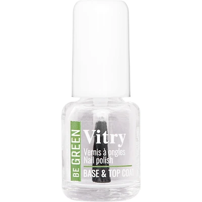 Vitry Vernis À Ongle Be Green 2 En 1 Base  Et Top Coat 6ml