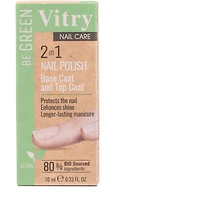 Vitry Vernis À Ongle Be Green 2 En 1 Base Et Top Coat 10ml