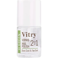 Vitry Vernis À Ongle Be Green 2 En 1 Base Et Top Coat 10ml