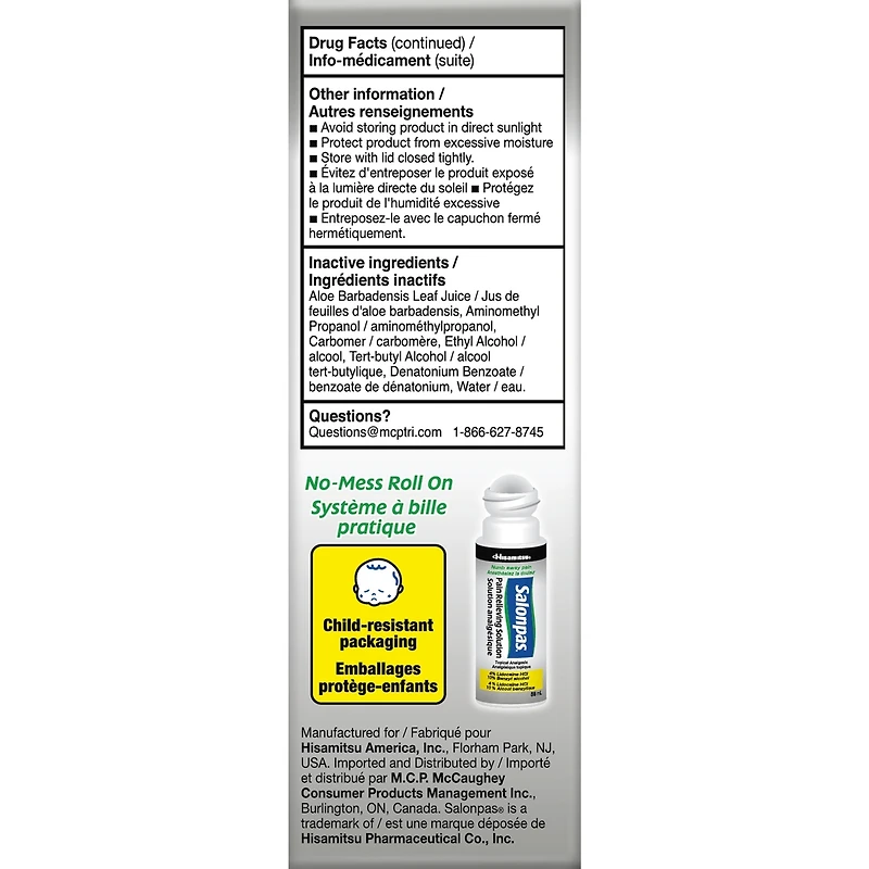 Salonpas Pain Relieving Solution