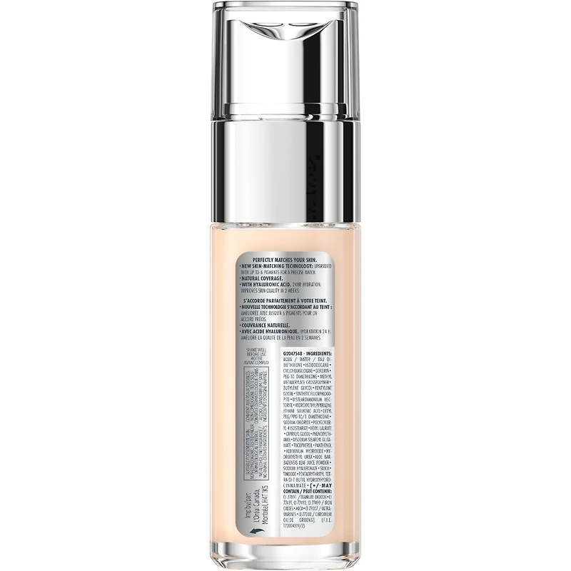 True Match Foundation with Hyaluronic Acid & Moisturizing Care
