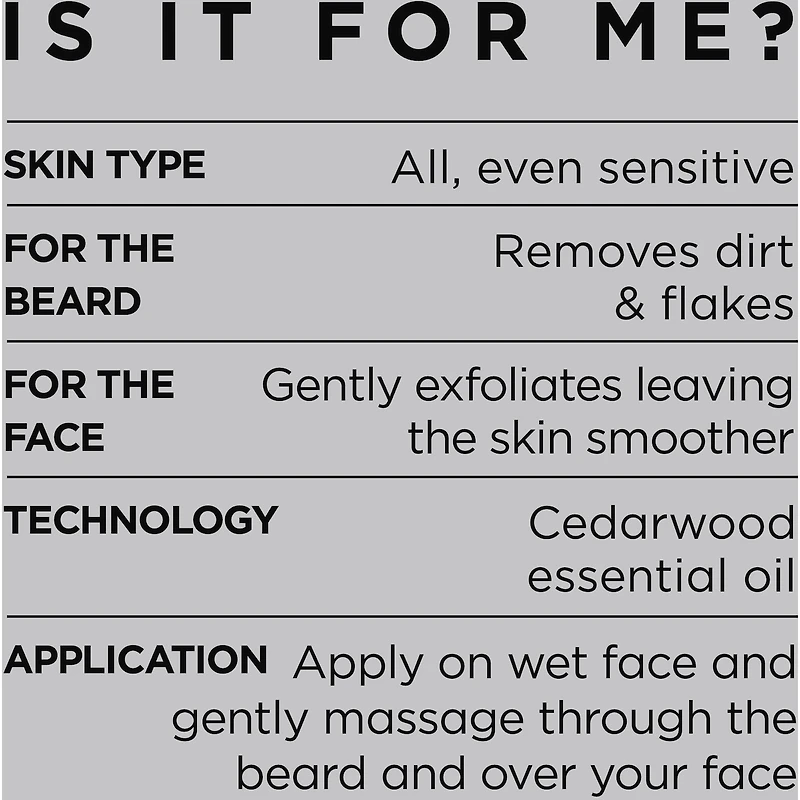 Nettoyant Exfoliant pour la barbe et le visage Barberclub