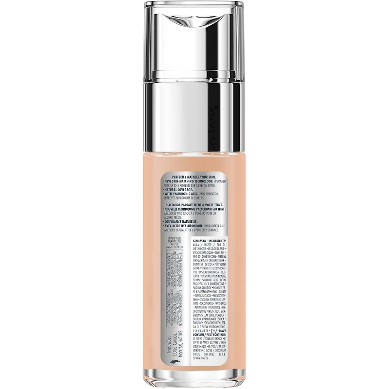 True Match Foundation with Hyaluronic Acid & Moisturizing Care