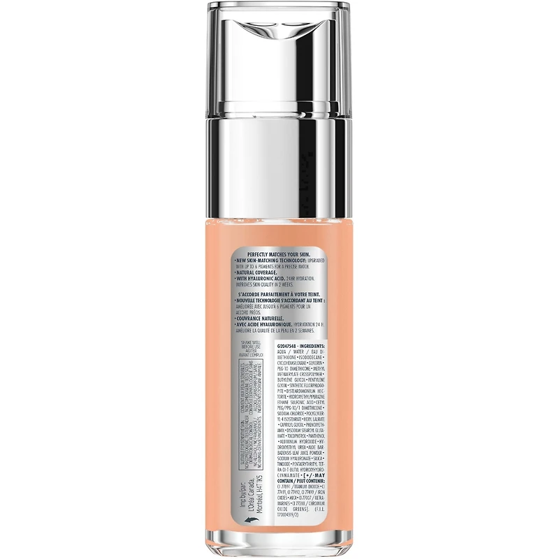 True Match Foundation with Hyaluronic Acid & Moisturizing Care