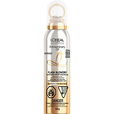L'Oreal Paris Extraordinary Oil Flash BlowDry Leave-In Mist, With Precious Oils, heat protection, For Dry hair