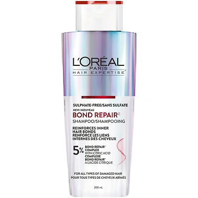 Hair Expertise Bond Repair Sulphate-Free Shampoo, Repairs All Types of Damaged Hair, with Citric Acid Complex