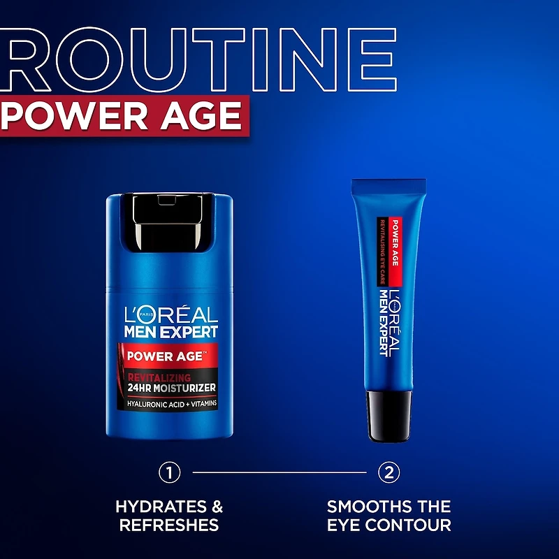 Men Expert Power Age Revitalizing Eye Care, with Hyaluronic Acid