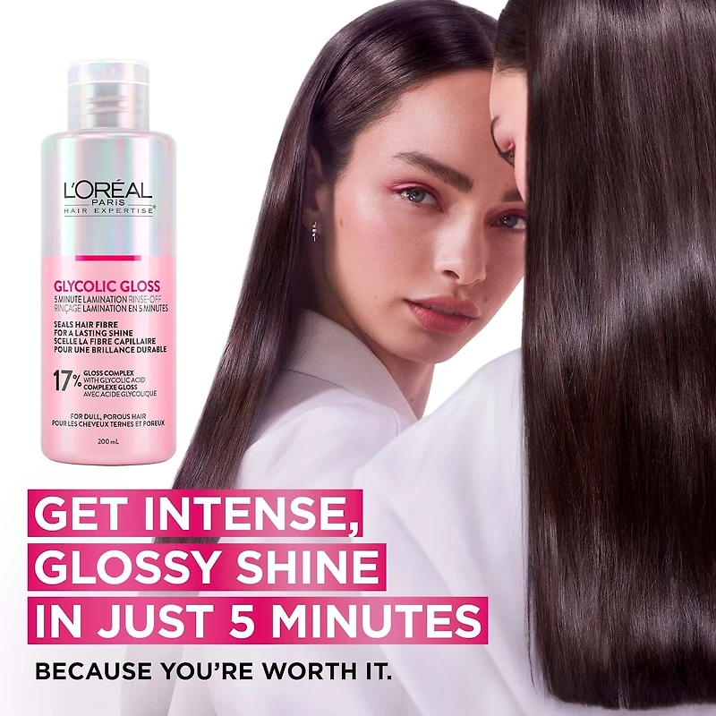 Shine Lamination Hair Treatment, Glycolic Gloss