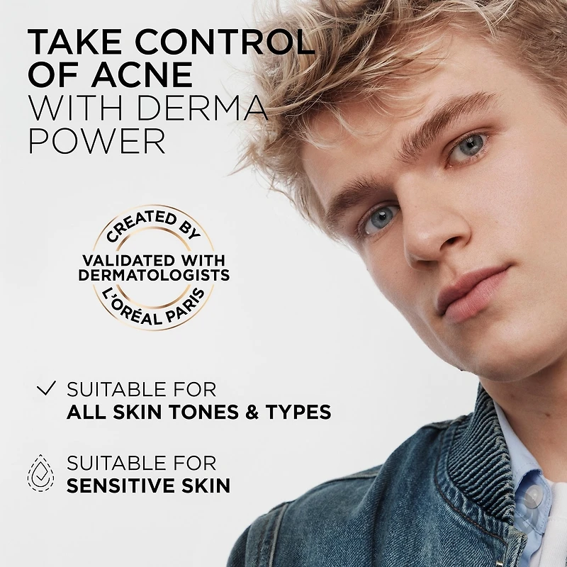 Men Expert Derma Power Acne Face Wash