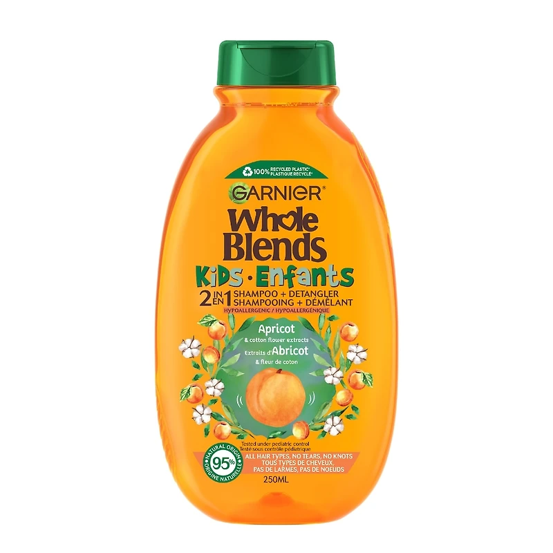 Whole Blends Kids Apricot & Cotton Flower 2-In-1 Shampoo