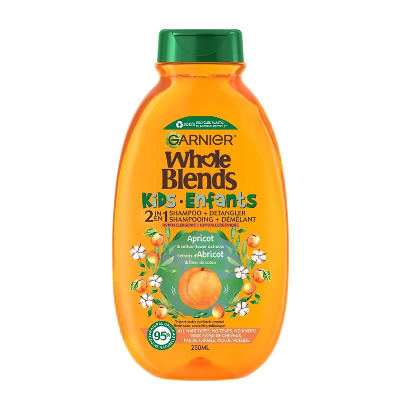 Whole Blends Kids Apricot & Cotton Flower 2-In-1 shampooing