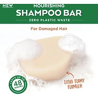 Garnier Whole Blends Honey Treasures Repairing  Shampoo Bar for Damaged Hair, Zero Plastic Packaging, Preservative Free, Silicone Free, Soap & Dye Free, with Honey and Beeswax, 60G