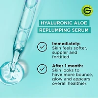 Garnier Aloe Vera Sérum pour le Visage à l'Acide Hyaluronique, Repulpant et Hydratant, pour Peaux Normales à Mixtes, 30 mL