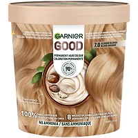 GOOD, Permanent Hair Dye, 100% Grey Coverage, No Ammonia