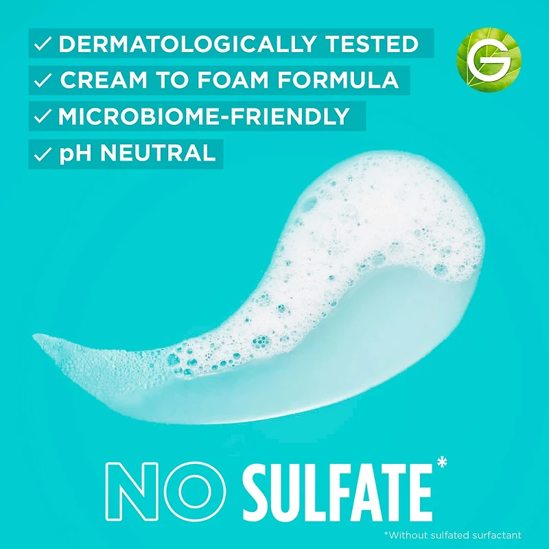 Crème nettoyante hydratante à l'acide hyaluronique