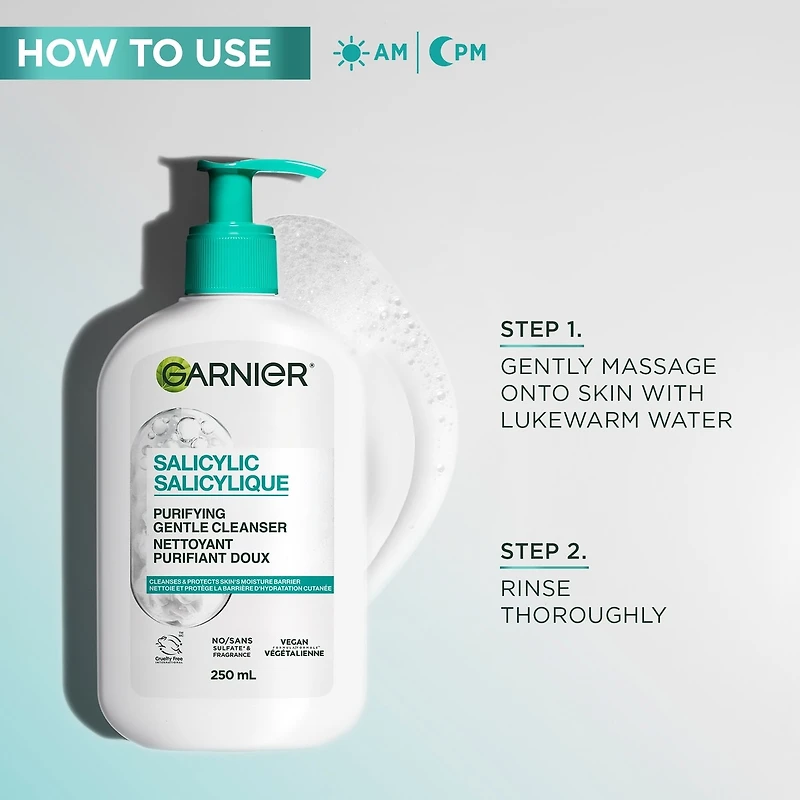 Salicylic Acid Purifying Gentle Cleanser 250ml