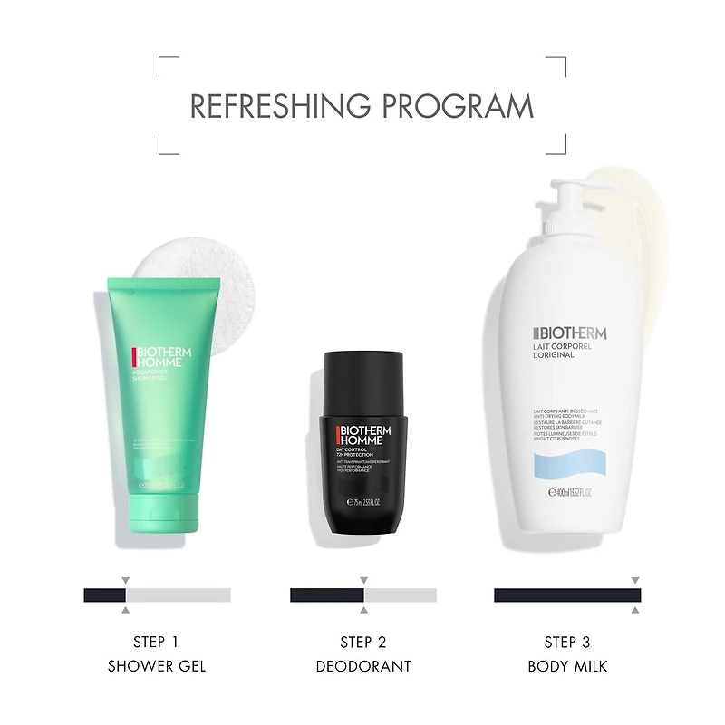 Déodorant antisudorifique à bille Day Control 72H Protection extrême