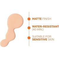 Anthelios Mineral Tinted Ultra-Fluid Face Sunscreen Lotion SPF50 For Sensitive Skin