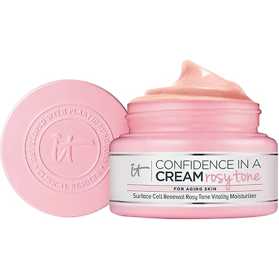 Anti-aging Cream with aloe leaf juice, Confidence in a Rosy Tone