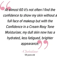 Crème revitalisante, anti-âge, Confidence in a Cream Rosy Tone