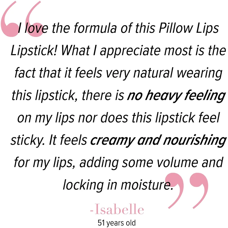 High Pigment Moisturizing Lipstick, Pillow Lips with collagen