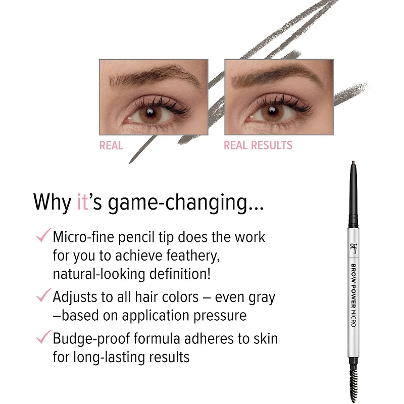 Crayon à Sourcils fortifiant universel Brow Power Micro