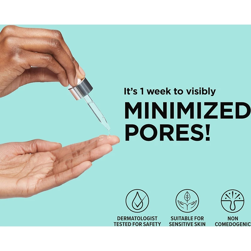 10% D'acide Glycolique, Acide Hyaluronique Sérum Concentré Bye Bye Pores