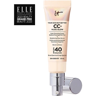 CC+ Nude Glow Foundation with SPF 40 and 2% niacinamide