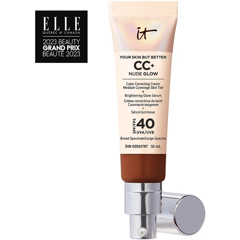 CC+ Nude Glow Foundation with SPF 40 and 2% niacinamide