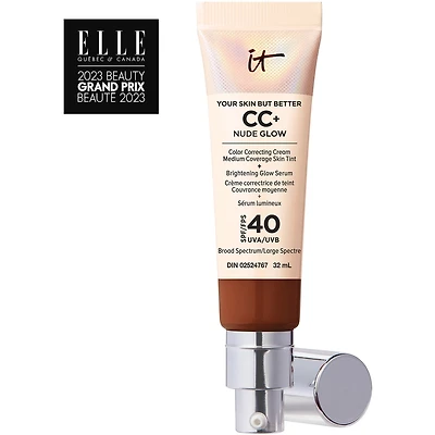 CC+ Nude Glow Foundation with SPF 40 and 2% niacinamide