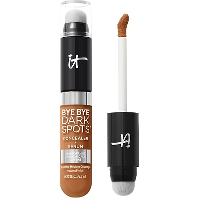 Bye Dark Spots Concealer + Serum with 2% Niacinamide

INSTANT NATURAL COVERAGE CLINICALLY FADES DRAK SPOTS*